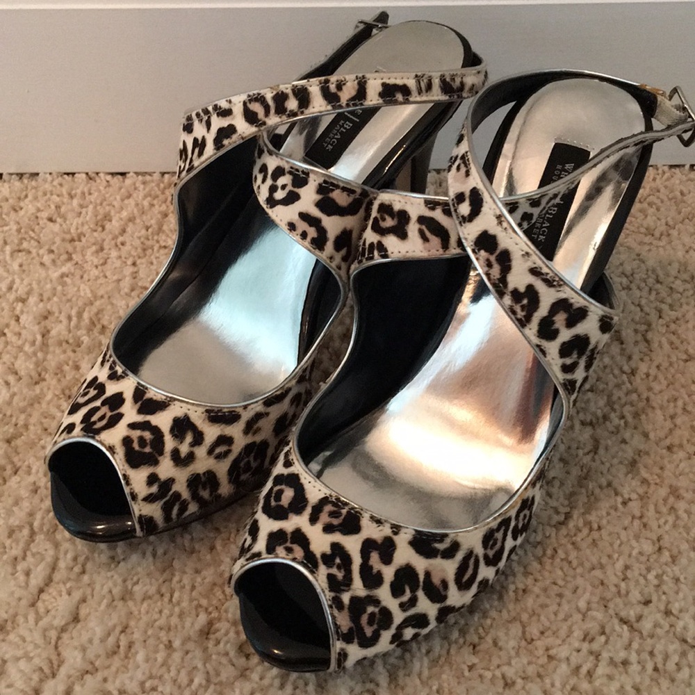 White House black market Tallulah heels 8.5